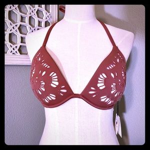 NWT Push-up underwire bikini top 34D